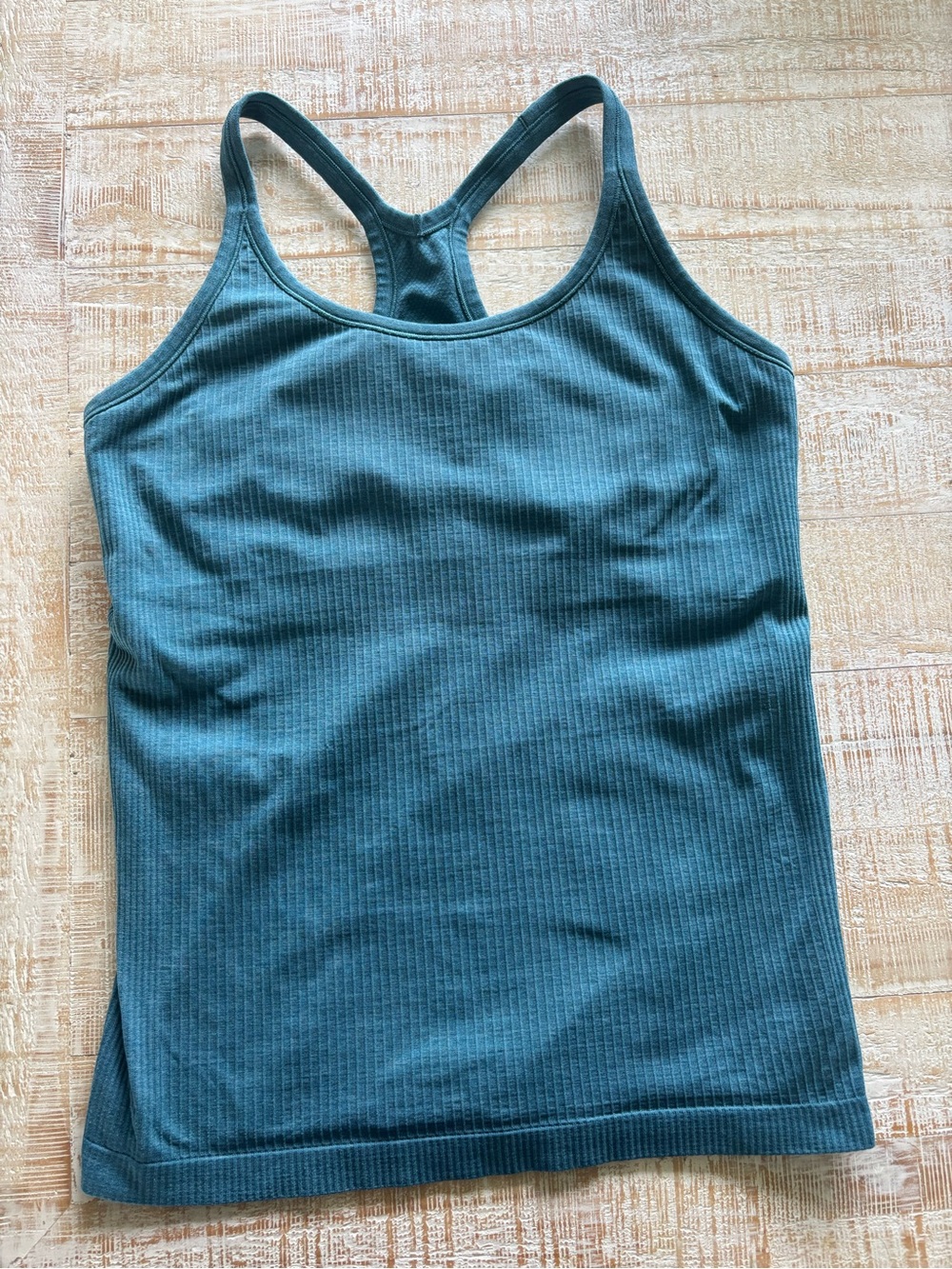 Lululemon Ebb to Street blueish tank top size 12